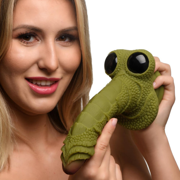 Creature Cocks Swamp Monster Green Scaly Silicone Dildo - Extreme Toyz Singapore - https://extremetoyz.com.sg - Sex Toys and Lingerie Online Store - Bondage Gear / Vibrators / Electrosex Toys / Wireless Remote Control Vibes / Sexy Lingerie and Role Play / BDSM / Dungeon Furnitures / Dildos and Strap Ons  / Anal and Prostate Massagers / Anal Douche and Cleaning Aide / Delay Sprays and Gels / Lubricants and more...