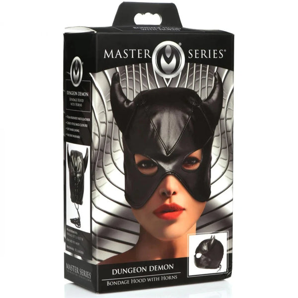 Fetish Hood with Horns