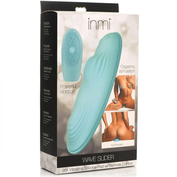 28X Wave Slider Rechargeable Vibrating Silicone Pad with Remote
