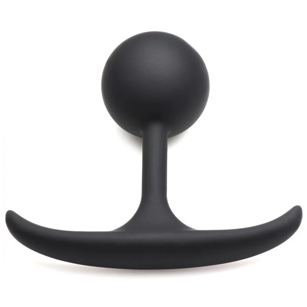 Premium Silicone Weighted Anal Plug - Medium