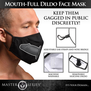 Master Series Mouth-Full Dildo Face Mask - Extreme Toyz Singapore - https://extremetoyz.com.sg - Sex Toys and Lingerie Online Store