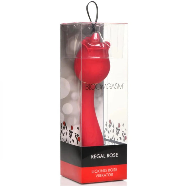 Regal Rose Rechargeable Licking Rose Vibrator