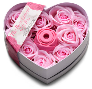 The Rose Lover's Gift Box 10X Rechargeable Clit Suction Rose - Pink