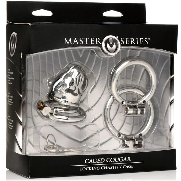 Caged Cougar Locking Chastity Cage