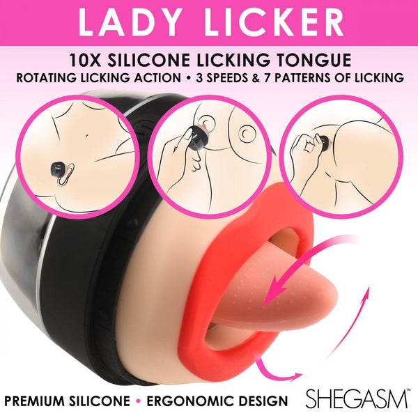 Inmi Lady Licker Rechargeable Flicking Tongue Clitoral Stimulator - Extreme Toyz Singapore - https://extremetoyz.com.sg - Sex Toys and Lingerie Online Store - Bondage Gear / Vibrators / Electrosex Toys / Wireless Remote Control Vibes / Sexy Lingerie and Role Play / BDSM / Dungeon Furnitures / Dildos and Strap Ons  / Anal and Prostate Massagers / Anal Douche and Cleaning Aide / Delay Sprays and Gels / Lubricants and more...