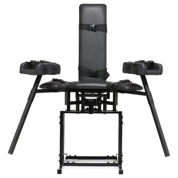 Master Series Leg Spreader Obedience Chair - Extreme Toyz Singapore - https://extremetoyz.com.sg - Sex Toys and Lingerie Online Store - Bondage Gear / Vibrators / Electrosex Toys / Wireless Remote Control Vibes / Sexy Lingerie and Role Play / BDSM / Dungeon Furnitures / Dildos and Strap Ons  / Anal and Prostate Massagers / Anal Douche and Cleaning Aide / Delay Sprays and Gels / Lubricants and more...