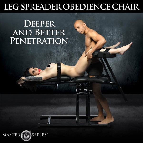 Master Series Leg Spreader Obedience Chair - Extreme Toyz Singapore - https://extremetoyz.com.sg - Sex Toys and Lingerie Online Store - Bondage Gear / Vibrators / Electrosex Toys / Wireless Remote Control Vibes / Sexy Lingerie and Role Play / BDSM / Dungeon Furnitures / Dildos and Strap Ons  / Anal and Prostate Massagers / Anal Douche and Cleaning Aide / Delay Sprays and Gels / Lubricants and more...