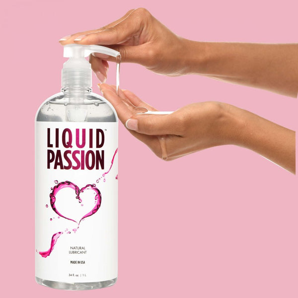 *MADE IN USA* Passion Lubricants Liquid Passion Natural Lubricant - 34 oz. (1L) - Extreme Toyz Singapore - https://extremetoyz.com.sg - Sex Toys and Lingerie Online Store - Bondage Gear / Vibrators / Electrosex Toys / Wireless Remote Control Vibes / Sexy Lingerie and Role Play / BDSM / Dungeon Furnitures / Dildos and Strap Ons  / Anal and Prostate Massagers / Anal Douche and Cleaning Aide / Delay Sprays and Gels / Lubricants and more...