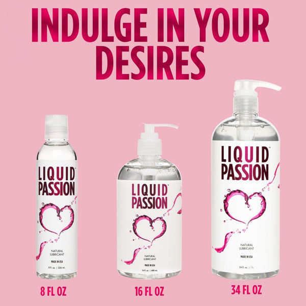 *MADE IN USA* Passion Lubricants Liquid Passion Natural Lubricant - 8 oz. (236ml) - Extreme Toyz Singapore - https://extremetoyz.com.sg - Sex Toys and Lingerie Online Store - Bondage Gear / Vibrators / Electrosex Toys / Wireless Remote Control Vibes / Sexy Lingerie and Role Play / BDSM / Dungeon Furnitures / Dildos and Strap Ons  / Anal and Prostate Massagers / Anal Douche and Cleaning Aide / Delay Sprays and Gels / Lubricants and more...