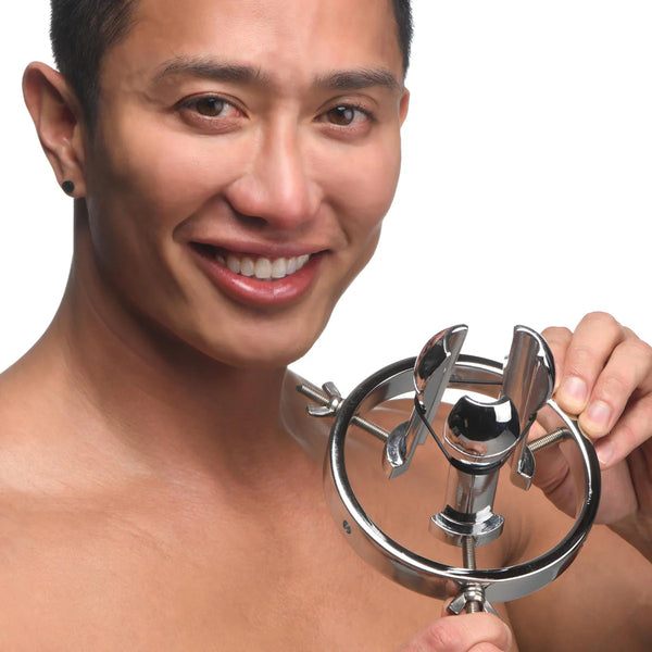 Forced Spread Stainless Steel Anal Explorer