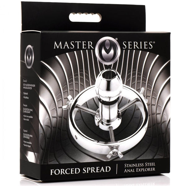 Forced Spread Stainless Steel Anal Explorer Extreme Toyz forced-spread-stainless-steel-anal-explorer-extreme-toyz