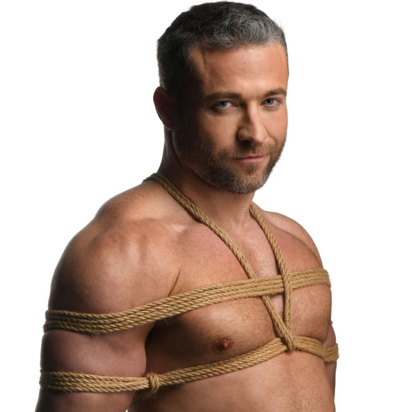 Tied Up Jute Bondage Rope