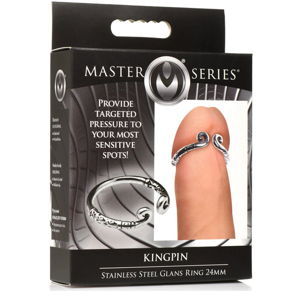 Kingpin Stainless Steel Glans Ring - 24mm
