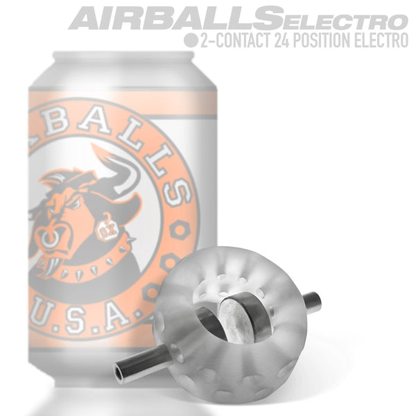 AIRBALLS ELECTRO PLUS+silicone™ Air-Lite Vented Ball Stretcher - Clear Ice