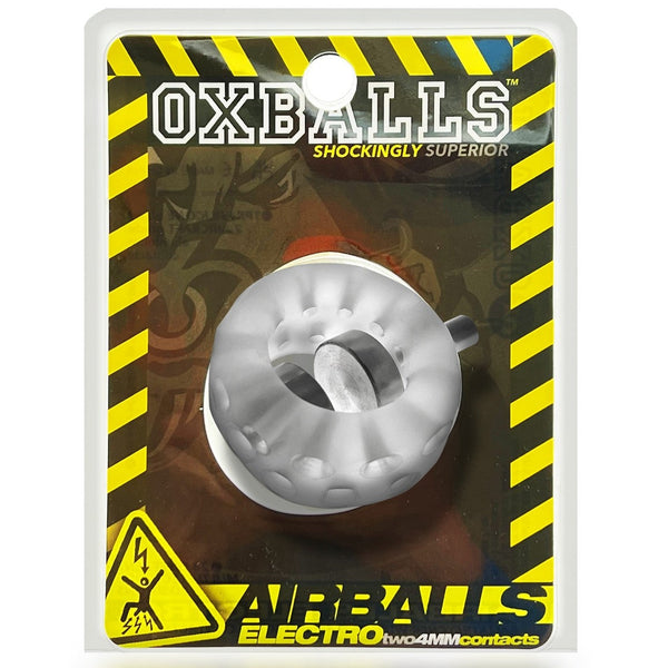 AIRBALLS ELECTRO PLUS+silicone™ Air-Lite Vented Ball Stretcher - Clear Ice