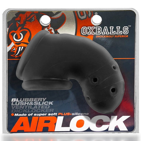 AIRLOCK Air-Lite Vented Chasity - Black Ice