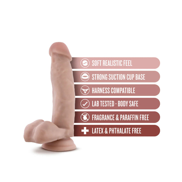 Dr. Skin Dr. Mark  7" Dildo with Balls - Light