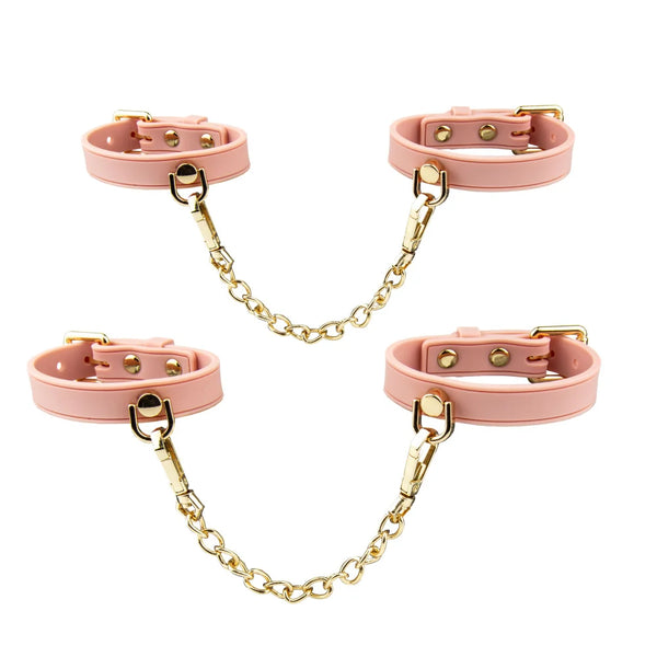 Temptasia Ardor Silicone Wrist & Ankle Restraints - Pink