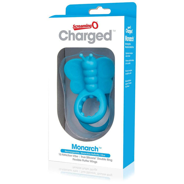 Charged Monarch Rechargeable Dual-Rings Vibrating Cock Ring