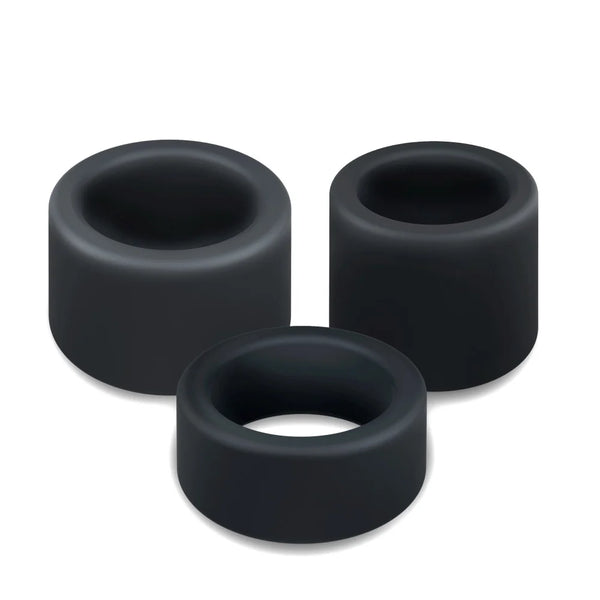 Performance Plus Accelerate Platinum-Cured Silicone 3 Cock Ring Set