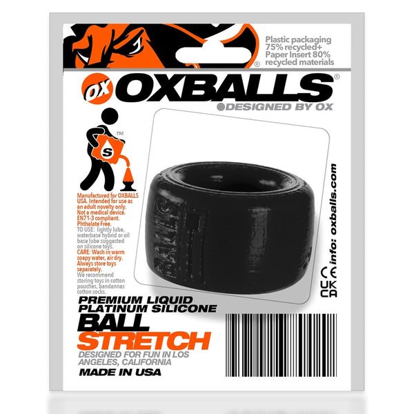 BALLS-T Liquid Platinum Silicone Comfort Ballstretcher - Black