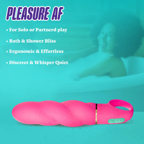 Aria Amazing AF Rumble Tech™ Spiral G-Spot Rechargeable Silicone Vibrator