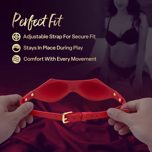 Temptasia Ardor Silicone Blindfold - Red
