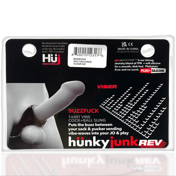 BUZZFUCK Reverb Vibrating Taint Sling - Tar Ice