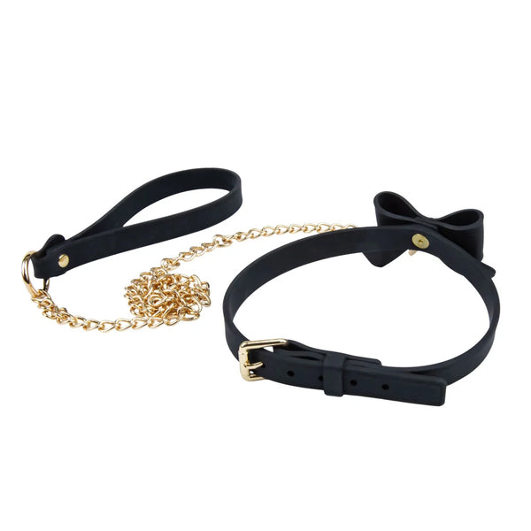 Temptasia Ardor Silicone Collar & Leash with Bow