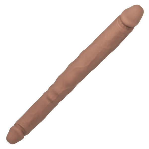 12" Bend and Hold Dual Dong - Brown