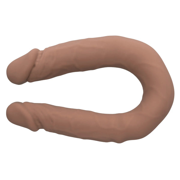 12" Bend and Hold Dual Dong - Brown