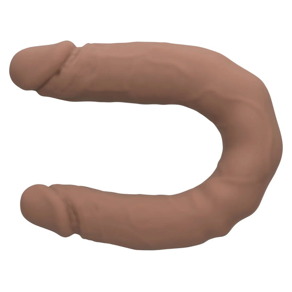 16" Bend and Hold Dual Dong - Brown