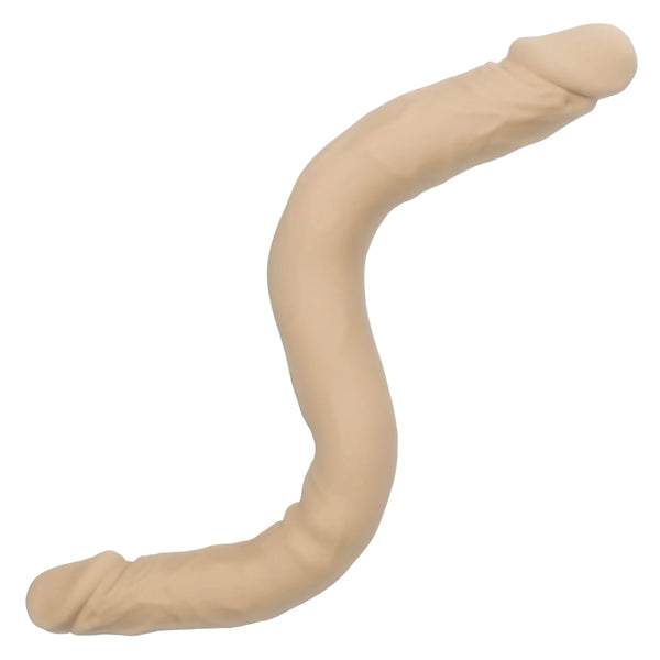 16" Bend and Hold Dual Dong - Ivory