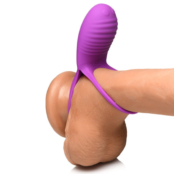 Curve Novelties Gossip Love Loops 10X Silicone Cock Ring with Remote - Purple - Extreme Toyz Singapore - https://extremetoyz.com.sg - Sex Toys and Lingerie Online Store - Bondage Gear / Vibrators / Electrosex Toys / Wireless Remote Control Vibes / Sexy Lingerie and Role Play / BDSM / Dungeon Furnitures / Dildos and Strap Ons  / Anal and Prostate Massagers / Anal Douche and Cleaning Aide / Delay Sprays and Gels / Lubricants and more...