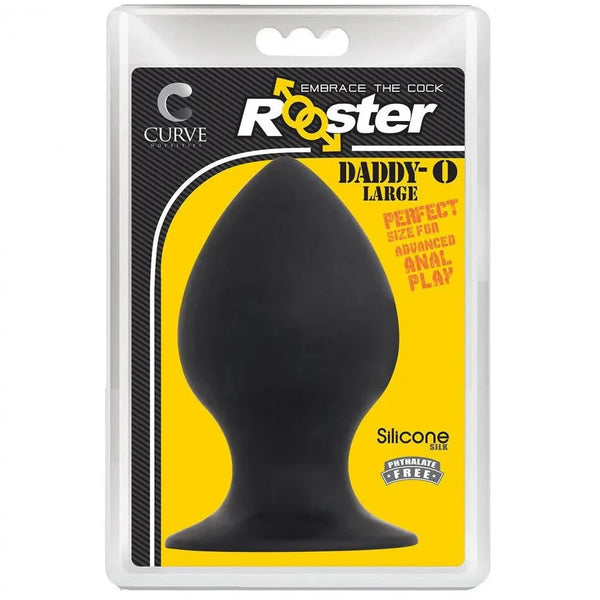 Rooster Daddy-O Silicone Anal Plug - Large