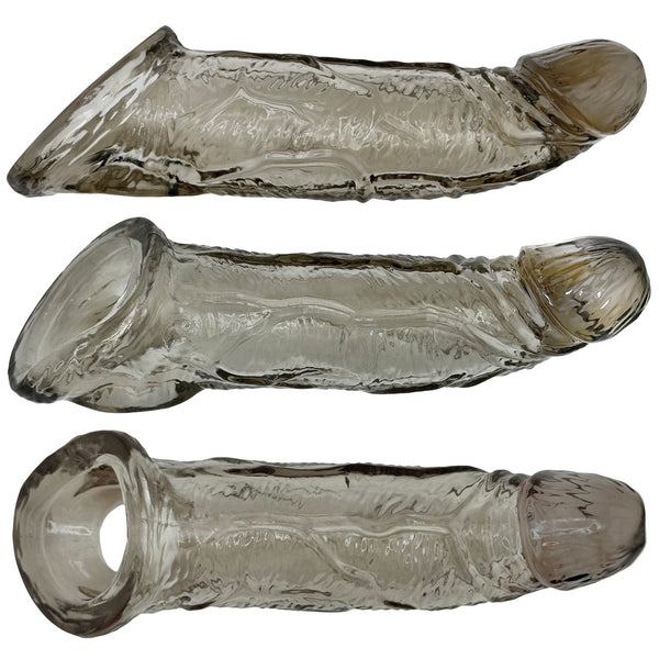 COACH flexTPR™ Veiny Thick Cocksheath Adjust-Fit - Storm