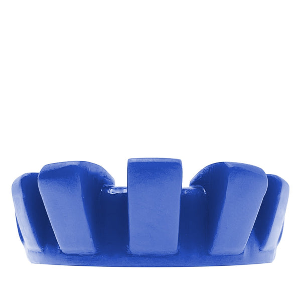 COCK-LUG Liquid Platinum Silicone Soft-Grip Cock Ring - Marine Blue