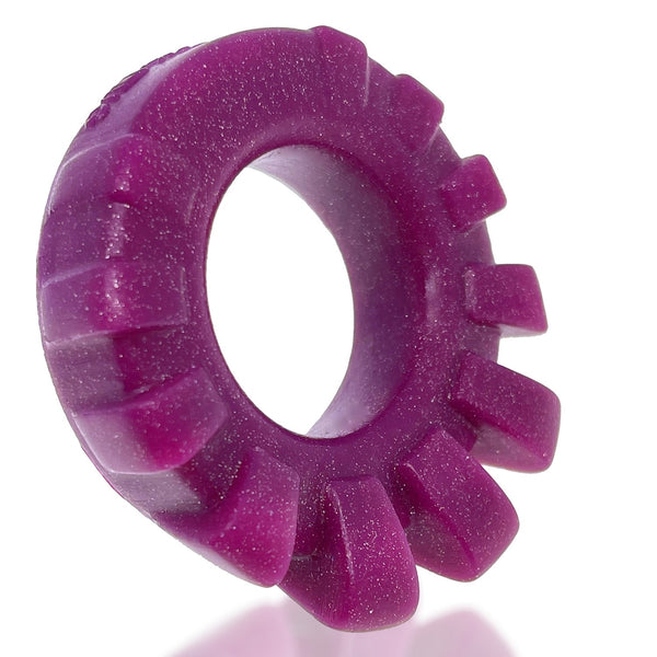 COCK-LUG Liquid Platinum Silicone Soft-Grip Cock Ring - Plum