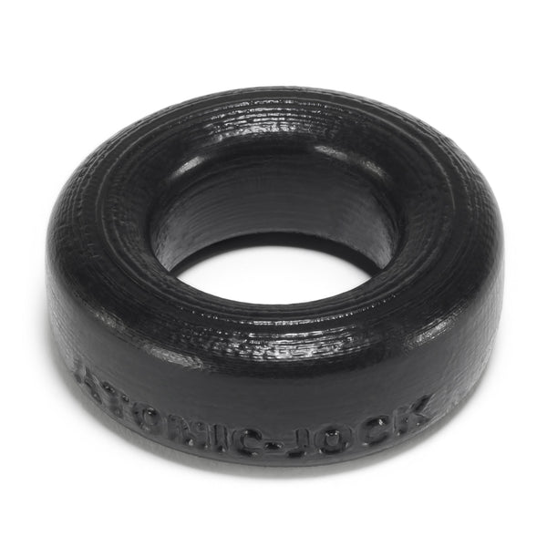 COCK-T Liquid Platinum Silicone Cockring - Black