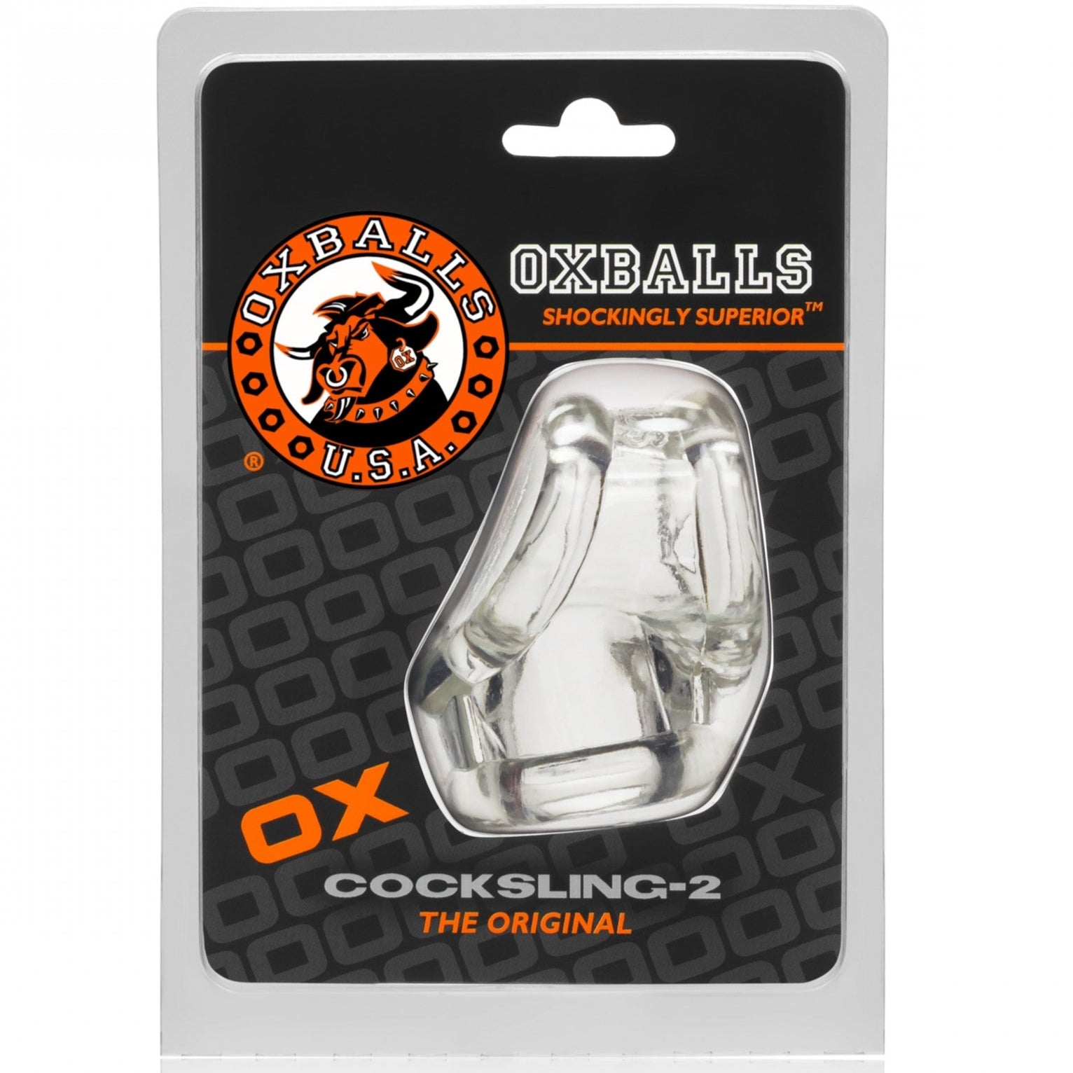 COCKSLING-2 flexTPR™ Cock And Ball Ring - Clear