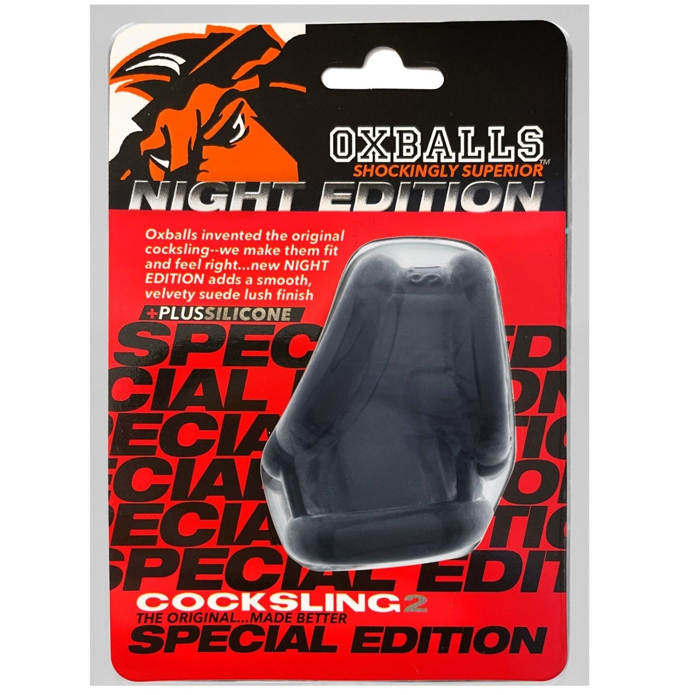 COCKSLING-2 PLUS+silicone™ Cock And Ball Ring - Special Edition
