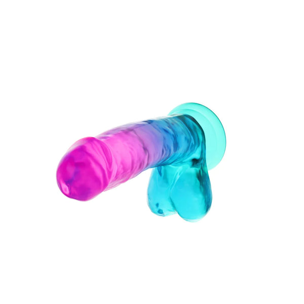 B Yours Candy-Colored 6.75" Dildo with Balls