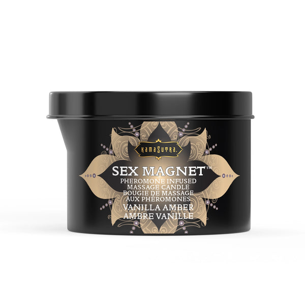 Sex Magnet Vanilla Amber Pheromone Massage Candle