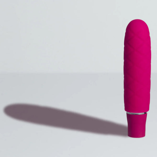 Luxe Cozi Platinum-Cured Silicone Vibrator - Fuchsia