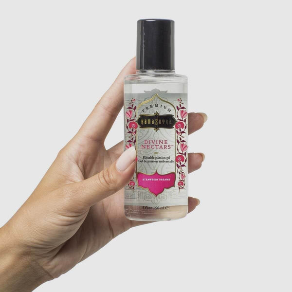 Kama Sutra Divine Nectars Strawberry Dreams Flavored Body Glide - 150ml - Extreme Toyz Singapore - https://extremetoyz.com.sg - Sex Toys and Lingerie Online Store - Bondage Gear / Vibrators / Electrosex Toys / Wireless Remote Control Vibes / Sexy Lingerie and Role Play / BDSM / Dungeon Furnitures / Dildos and Strap Ons &nbsp;/ Anal and Prostate Massagers / Anal Douche and Cleaning Aide / Delay Sprays and Gels / Lubricants and more... 