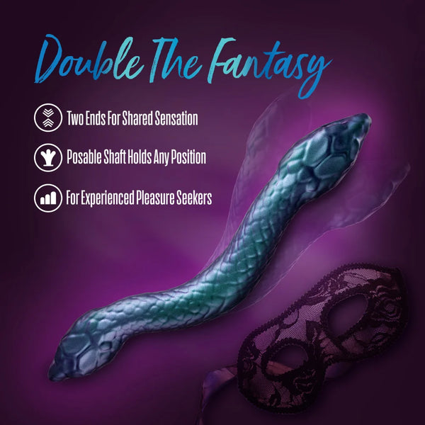 Temptasia Twin Python Silicone Double-Ended Dildo