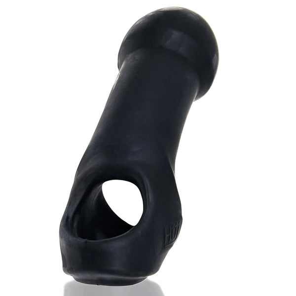 DOUBLE THRUSTER Double Penetration Cock & Ball Sling "Strap On" - Tar Ice