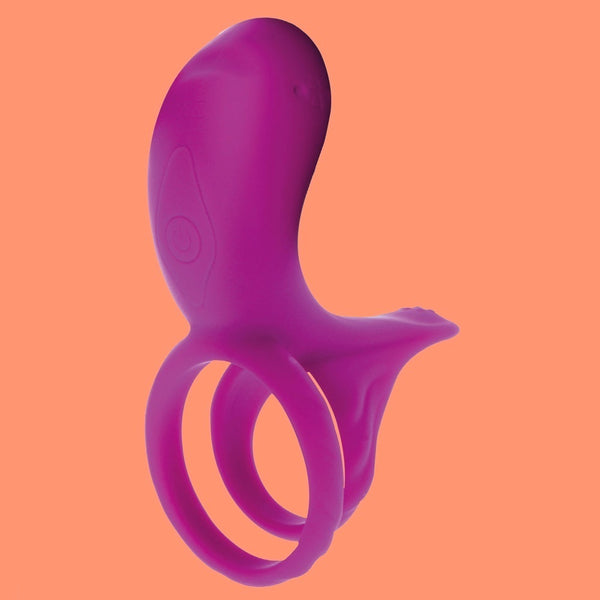 Xocoon Couples Rechargeable Stimulator Ring with Remote Control - Extreme Toyz Singapore - https://extremetoyz.com.sg - Sex Toys and Lingerie Online Store - Bondage Gear / Vibrators / Electrosex Toys / Wireless Remote Control Vibes / Sexy Lingerie and Role Play / BDSM / Dungeon Furnitures / Dildos and Strap Ons / Anal and Prostate Massagers / Anal Douche and Cleaning Aide / Delay Sprays and Gels / Lubricants and more...