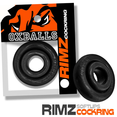 RIMZ flexTPR™ Softlips Cockring- Black