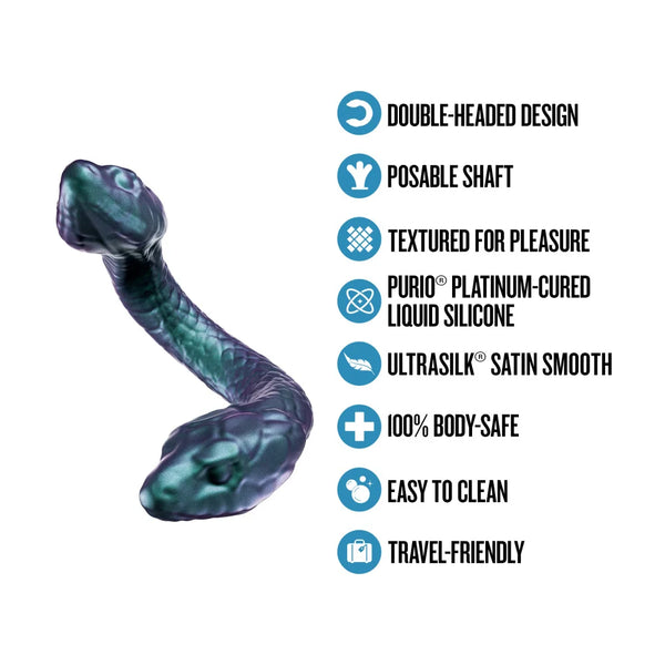 Temptasia Twin Python Silicone Double-Ended Dildo